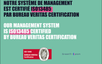 GreenTropism’s management system is ISO13485 certified