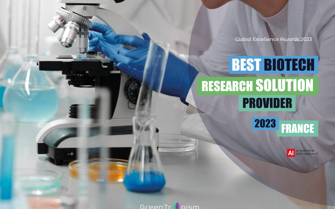 GreenTropism, Best Biotech Research Solution Provider 2023 – France